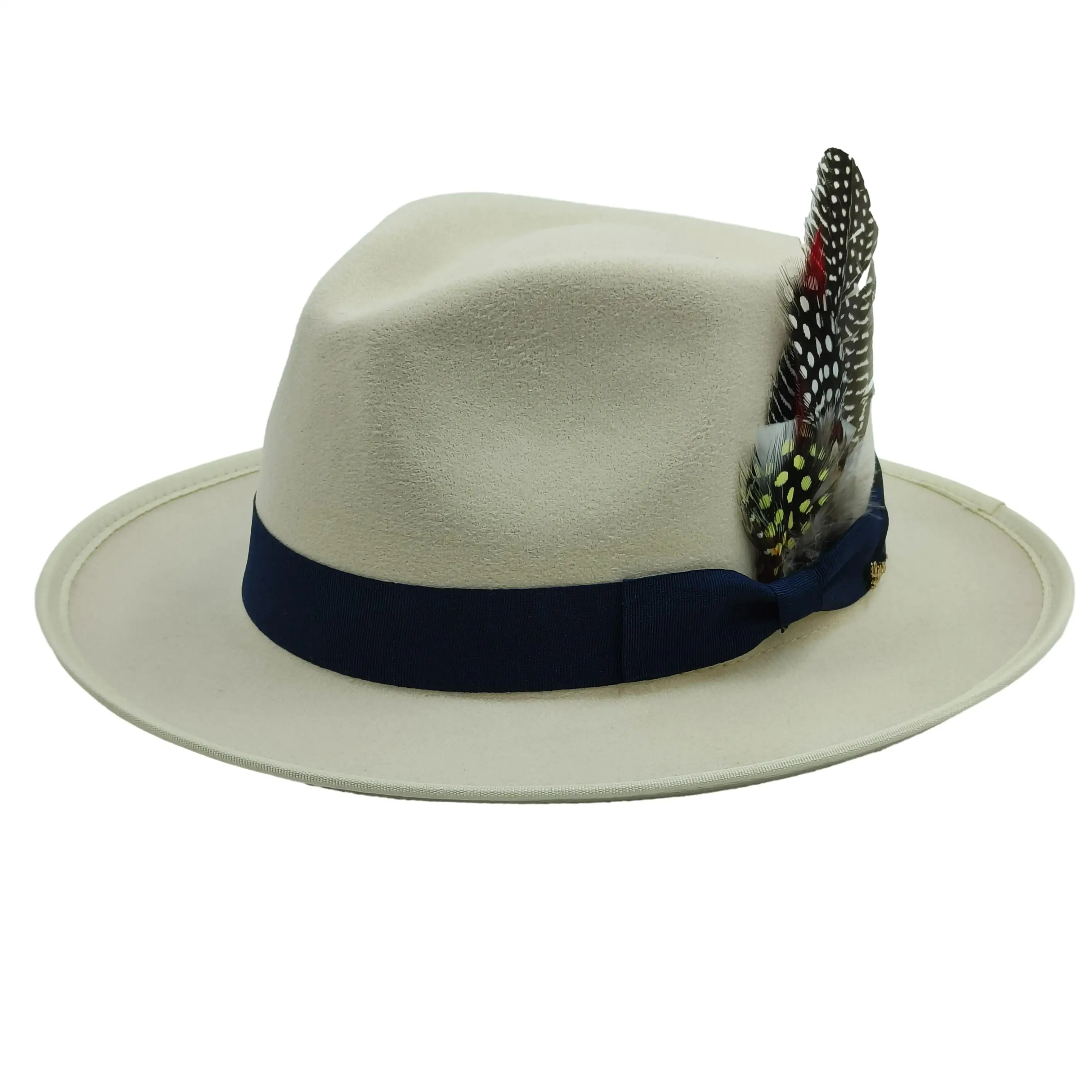 Okrycie krzywe z piórami klasyczna kapelusz fedora dla mężczyzn czapka do hamburgera kokarda w stylu vintage czapka zimowa jesienna sombrero najlepsze kapelusze