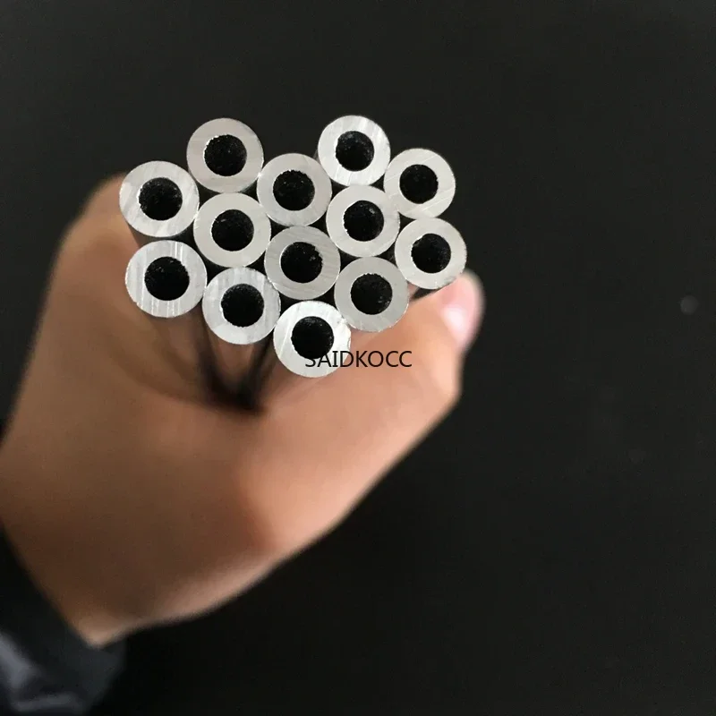 4pcs/lot OD 6mm ID 4mm Length 200mm Aluminum Pipe Hollow Circular Tube for DIY Model Making customized serice