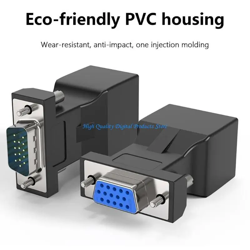 U2JE VGA إلى محول RJ45 لنقل الفيديو بسلاسة في مشاريع الشبكات #4