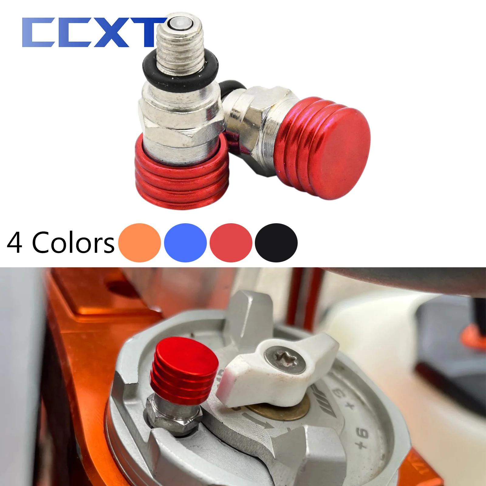 M5x0.8 CNC Front Fork Bleeder Relief Valve For Honda CR80 CR85 CR125 CR250 CRF150R CRF250R CRF250X For Suzuki DRZ250 DRZ400E SM