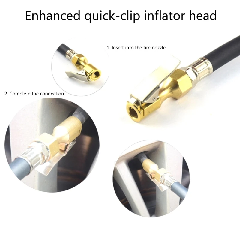 Multifunction Tire Pressure Reader with Temperature Readings Suitable for Vehicle Safety Car Tyre Inflation Measurement