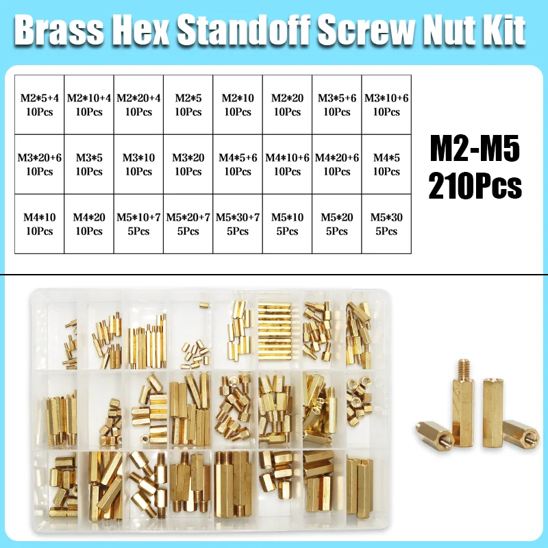 390p Sechskant Messing Männlich Weiblich Abstandshalter Schraube Mutter Bord Rack Stud Sechskant Gewinde Säule PCB Säule Motherboard Abstandshalter Bolzen – Detail 9