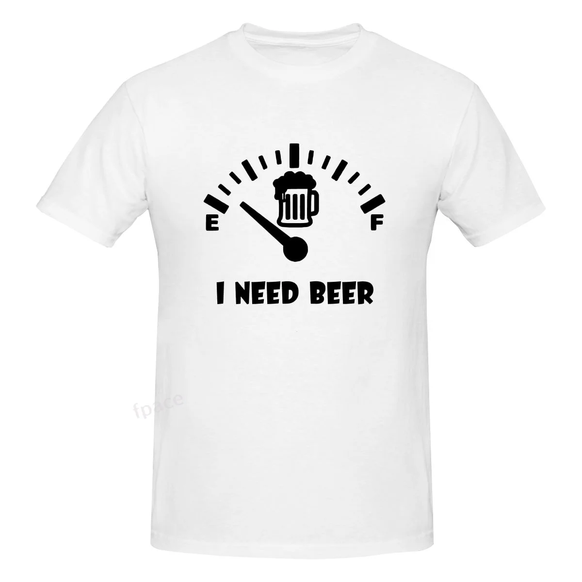

I NEED BEER Casual Cotton Summer Men Clothing Tops Men's Basic Short Sleeve T-Shirt
