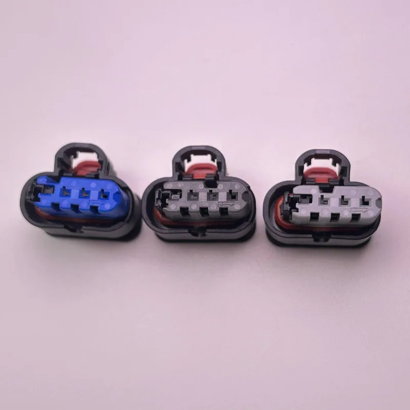 5PCS 1-2203773-1/2/3 Original 4 Hole Automotive Nitrogen Oxygen Sensor Plug Connector, Housing Jacket Cable