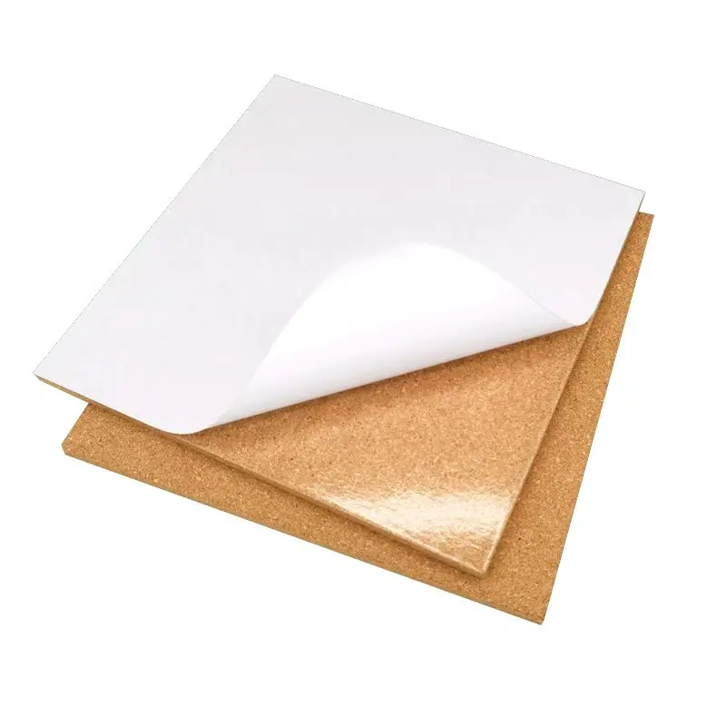 2/4/6 Pieces of Square Cork Boards with Adhesive Backing, Size 12inch X 12inch (30*30cm), Thickness 6mm (0.236in), Suitable for Self-Adhesive Bulletin Boards on Walls, Cork Board Sheets, Can Be Used for Schools, Offices, and Home Decoration view 2