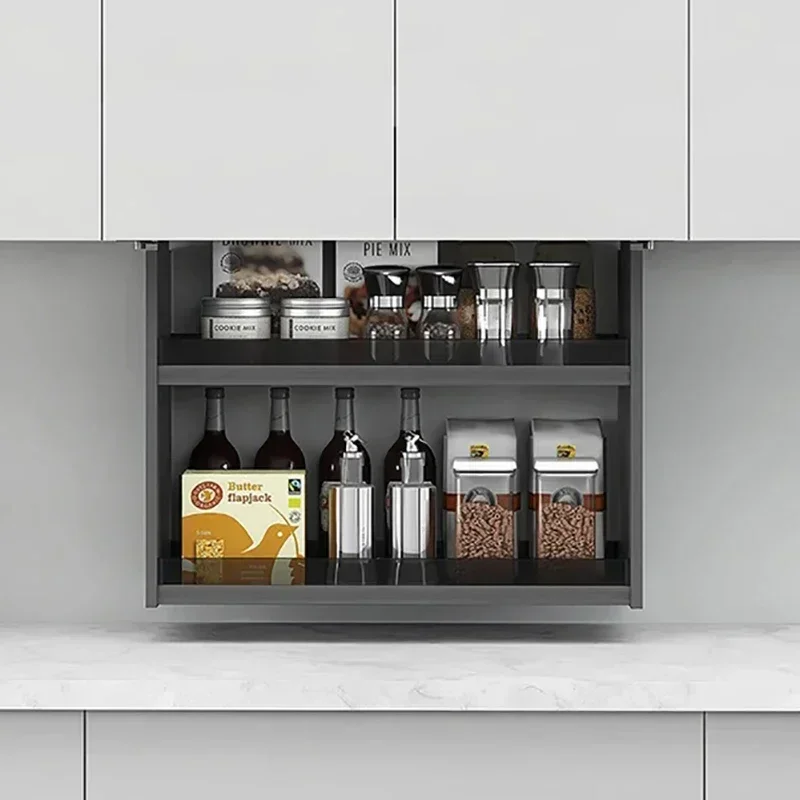 Hardware Kitchen Accessories Lift System Vertical Elevator Pull Down Shelf Electric   Basket Storage