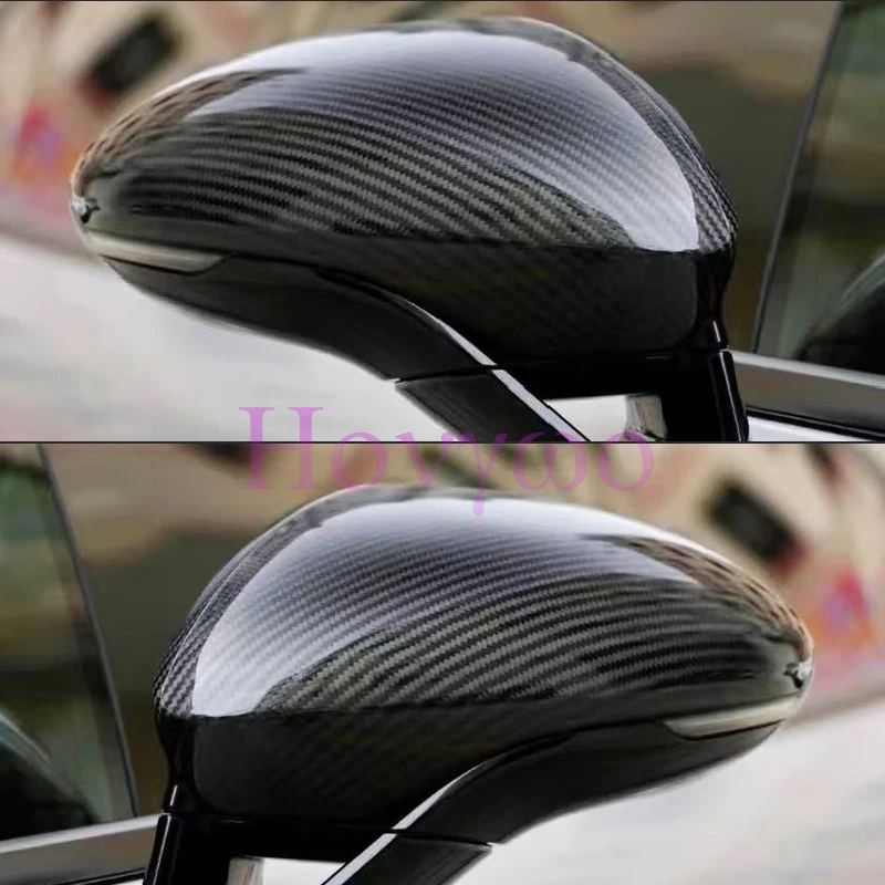 Dry Carbon Fiber Replacement Car Mirror Covers for Panamera 971 2017up Rearview Mirror Cover