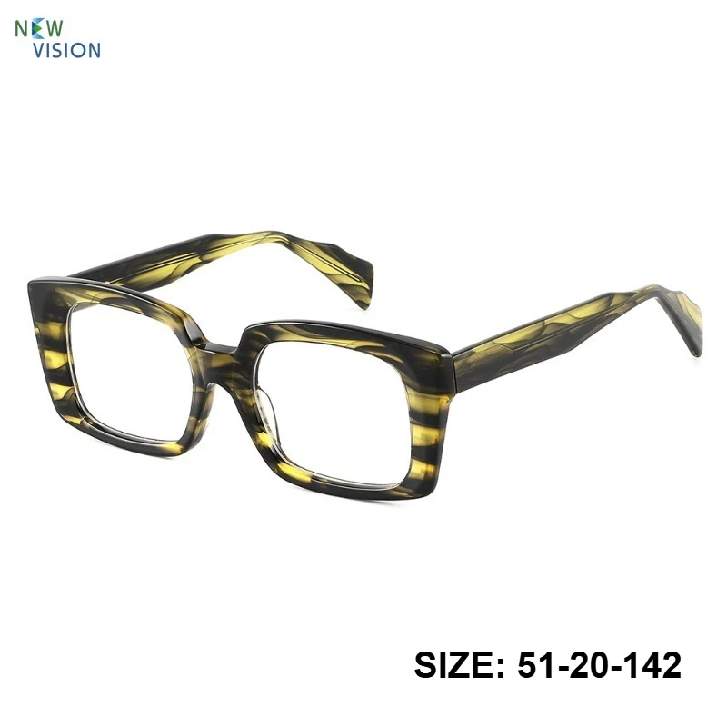 

Новая квадратная оправа для очков из ацетата для женщин, модные ретро-очки для зрения, персонализированные оптические очки для мужчин, очки для чтения по рецепту