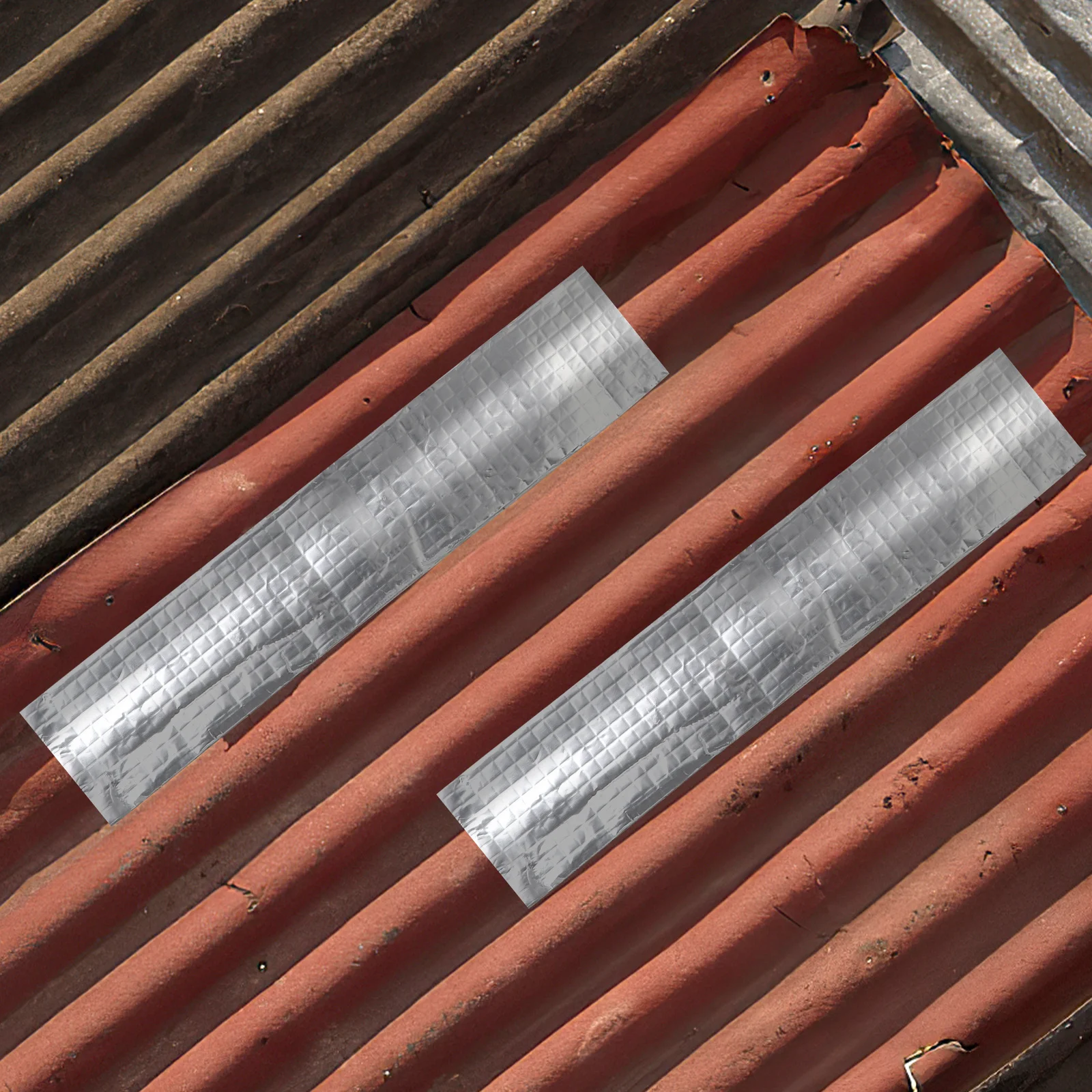 

2Pcs Waterproof Butyl Tape High Adhesion Repair Tape for Roof Leak Repair Sunroom Crack Sealing Butyl Rubber Tapes