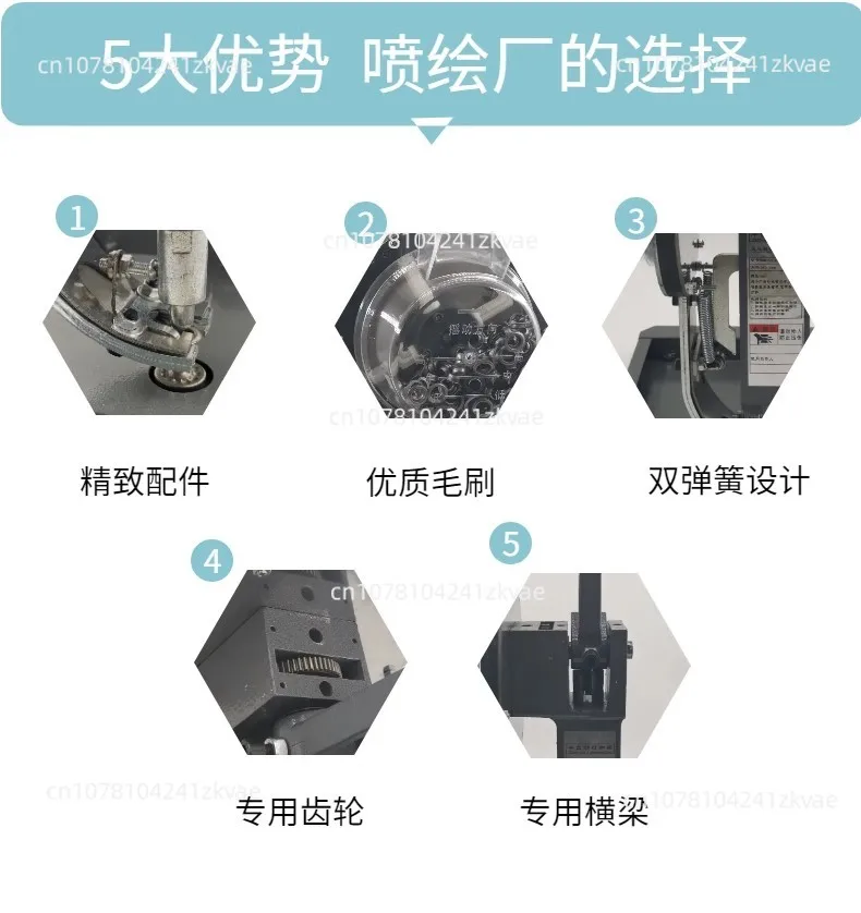 Semi-automatic Buttonhole Machine Manganese Steel Ringless Button Button Machine Inkjet Cloth Banner