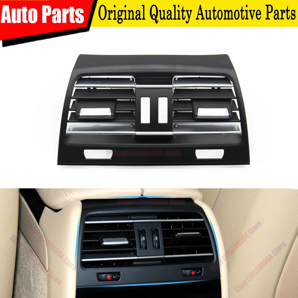 For BMW 7 Series F01 F02 F04 730 735 740 745 750 Car Rear Center Console Air Vent Panel AC Vent Grille Outlet Cover 64229118249