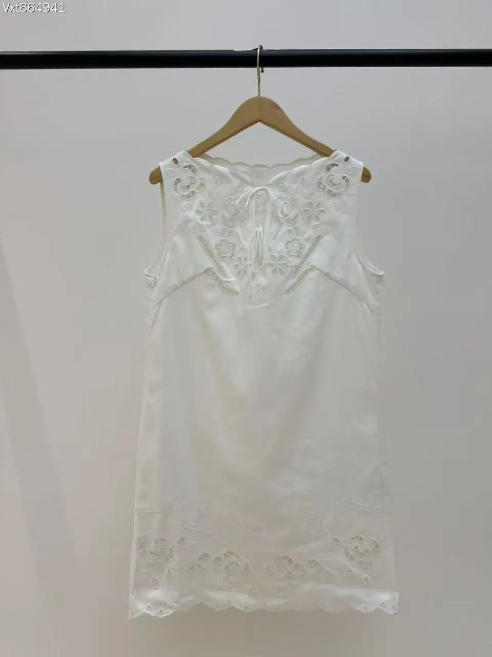 2026 Summer New Embroidered Cotton Hemp Cowboy Short Skirt