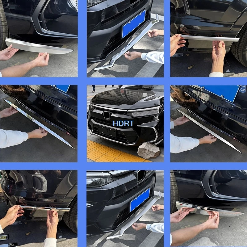 

For Honda Breeze 2023 + Car Styling Front Rear Bumper Racing Grills Corner Fog Light Trim Cover Protector Decoration Accessories