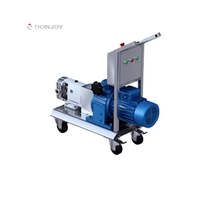 For High Viscosity Single-stage Syrup Rotary Lobe Gear Pump For Food & Drinking Water Treatment CE Certified