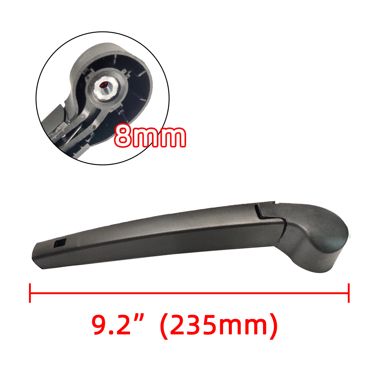 1/2 قطعة سيارة الخلفية ممسحة الزجاج الأمامي الذراع ممسحة شفرة لسكودا سيتيجو 2012 + اكسسوارات السيارات اكسسوارات