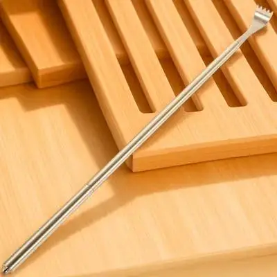 

Мягный скребок для спины с длинной ручкой, прочный металлический инструмент для царапин для облегчения зуда, портативный для путешествий, домашнего офиса