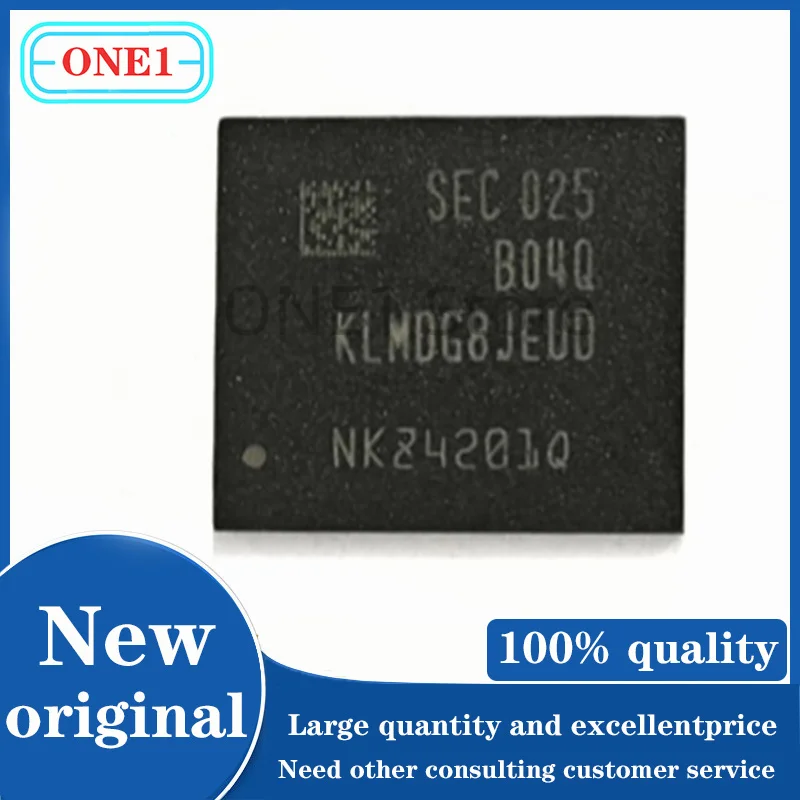 1PCS/lot New original KLMDG8JEUD-B04Q KLMDG8JEUD FBGA-153 128GB flash granule eMMC storage chip