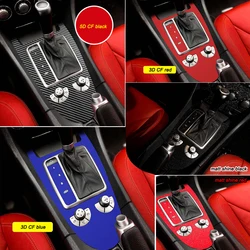 For Mercedes SLK R170 R171 2004-2010 Car-Styling Carbon Fiber Car Interior Center Console Color Change Molding Sticker Decals