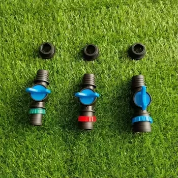 Дешевый мини-пластиковый клапан с наружной резьбой 1/2 "и 3/4" аксессуар для садоводства, полива и орошения, капельная лента/труба