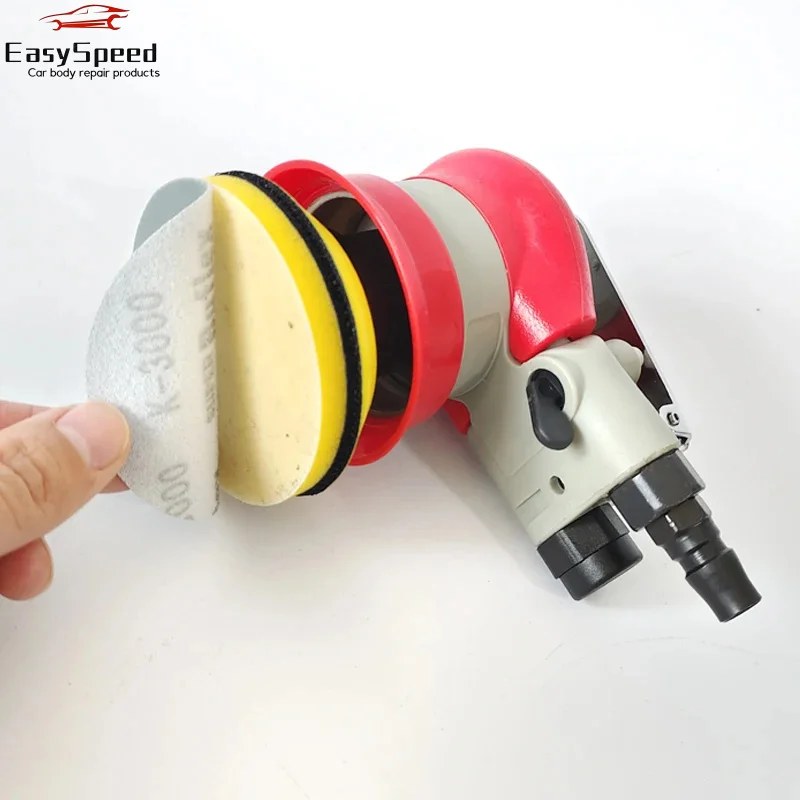 Mini Pneumatic Angle Sander Grinding Mach Polishing Machine 3 inch Air Sanding Angle Tools for Car Polisher