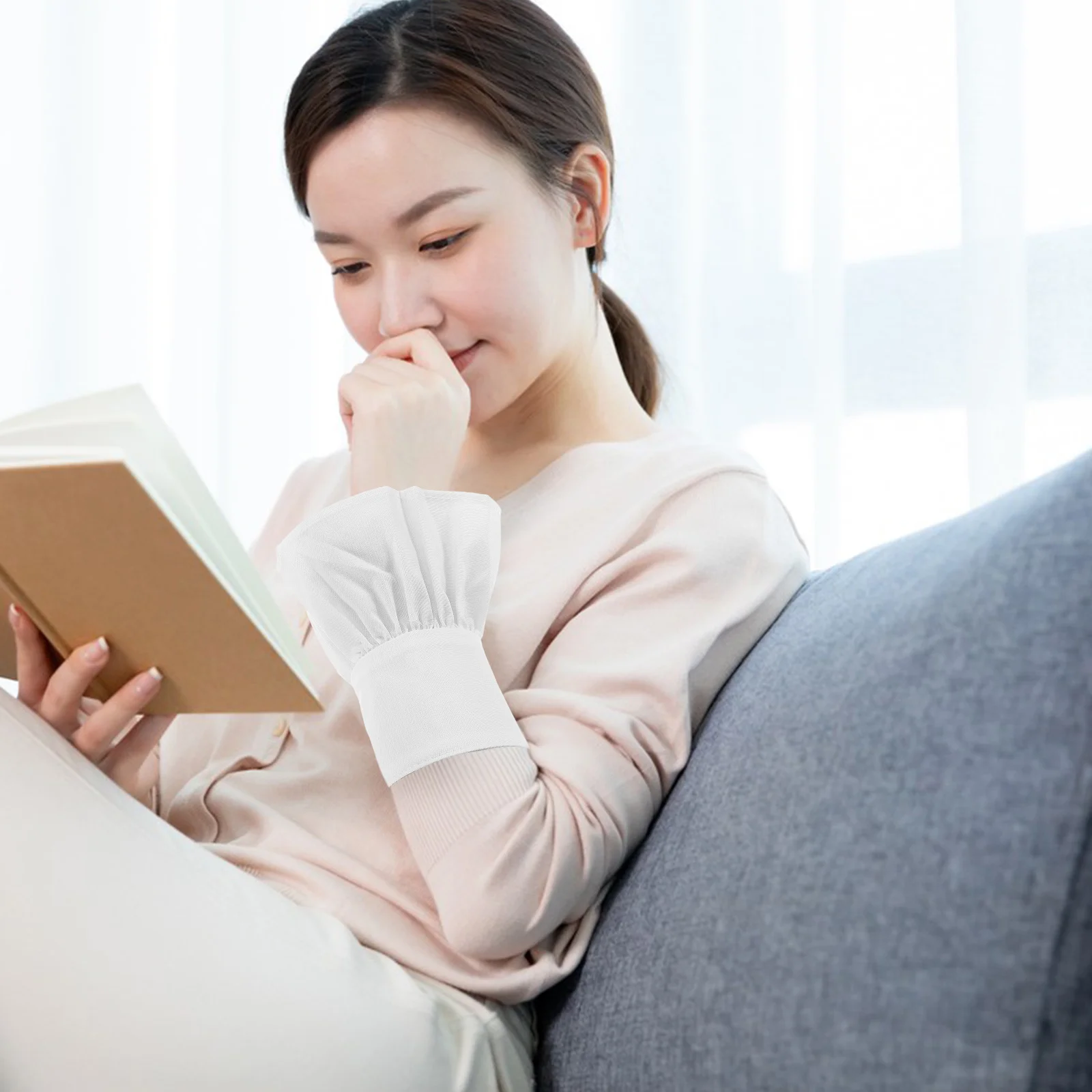 1Pair Lace Detachable Wrist Cuffs Ruffle Sleeve Fake Sleeves Elegant Wedding Dress Accessories Women Cuffs Lace Wrist Cuff Decor