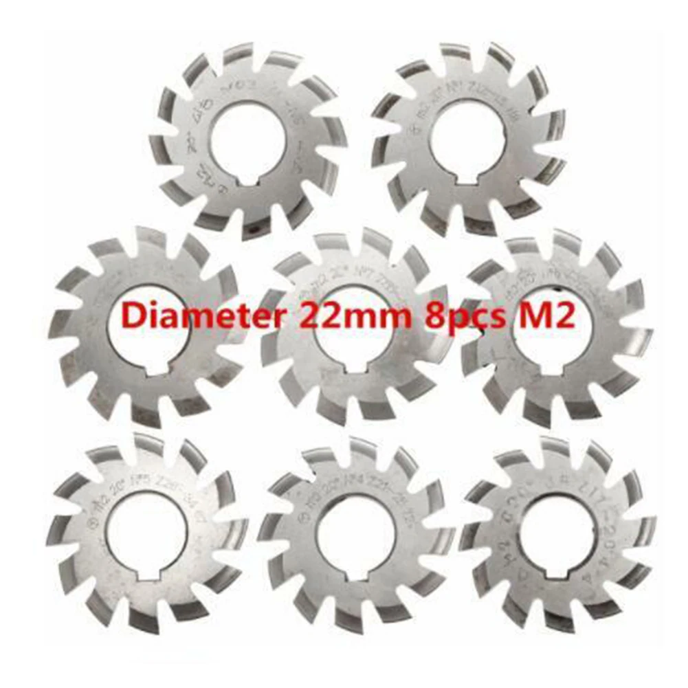 Gear Milling Tool Involute Gear Kit 14-16 Gear 20 Degree Bevel Gear Cutter Accessory Rigidity 20 Degree Pressure Angle