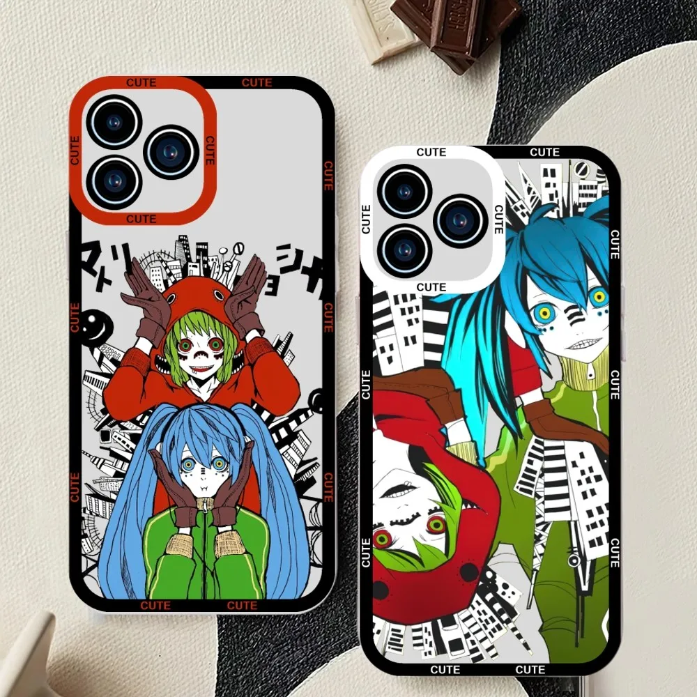 Matoryoshka Vocaloid Phone Case For Samsung Galaxy S23 S22 S21 S20 S10 Plus lite Ultra Transparent Shell