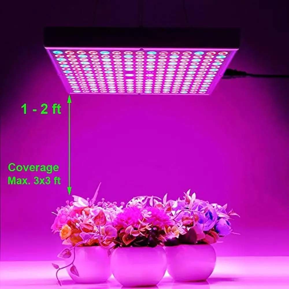 225ไฟ LED แผงหลอดไฟสเปกตรัมเต็มรูปแบบที่สว่างมากพืชในร่มไฮโดรโปนิกส์ Aquaponics เรือนกระจกแนวตั้งใน Grow