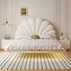 High-End-nordischen Doppelbett Designer Whitr schwimmende Bett rahmen in voller Größe Queen-Plattform sicher schlafen cama de casal Möbel