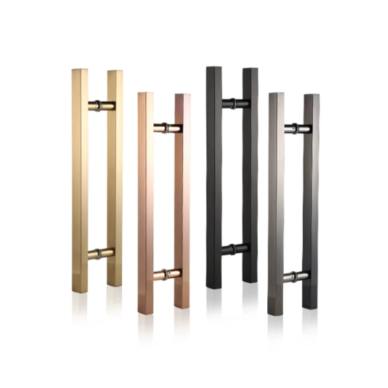 

1Pair Stainless steel glass door handle bathroom shower/wooden door Armrest Glass hardware handle