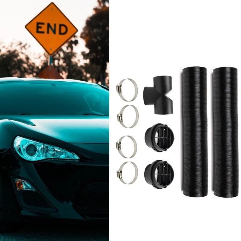 

P5ED Автомобильный обогреватель Воздуховоды 75 мм Т-образный выхлопной разъем Комплекты стояночного обогревателя