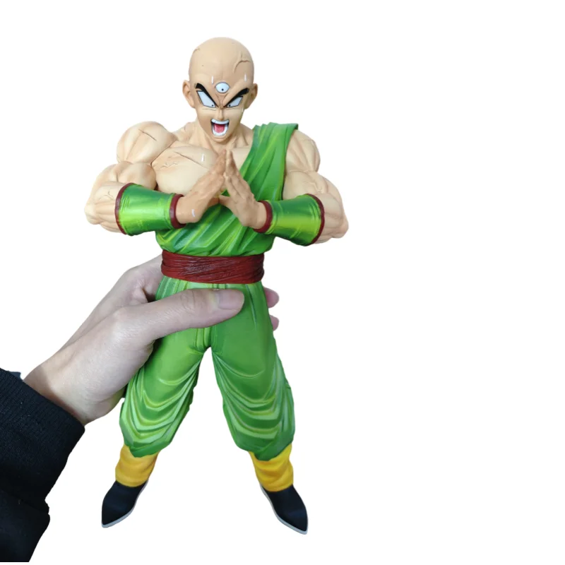 32 cm/12,6 pulgadas Anime Dragon Ball Z Tien Shinhan figura Gk Kikoho figuras de acción colección de estatuas modelo de Pvc juguetes para niños regalos
