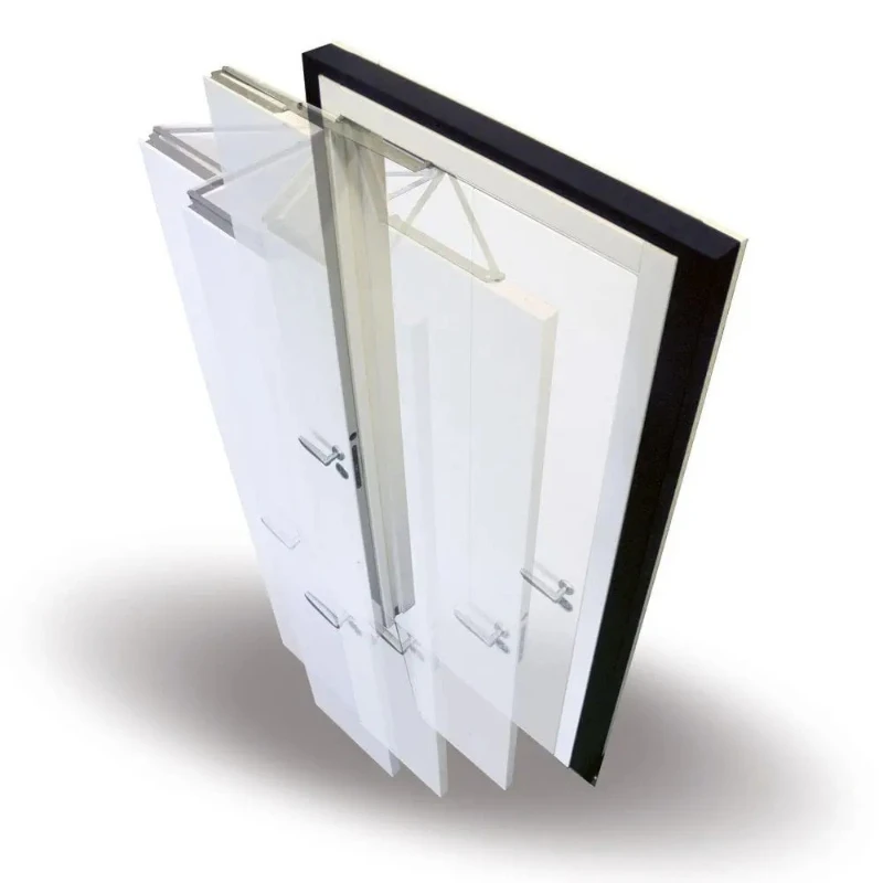 

Folding door flat folding door hardware 2% off 3% off, left and right open 180 °