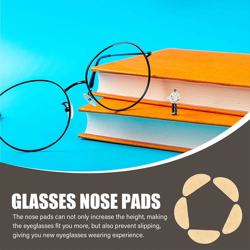 

Glasses Nose Pad Eyeglasses Anti Slip Silicone Gel Pads Lightweight Comfortable Reduce Pressure Safe Durable Skin