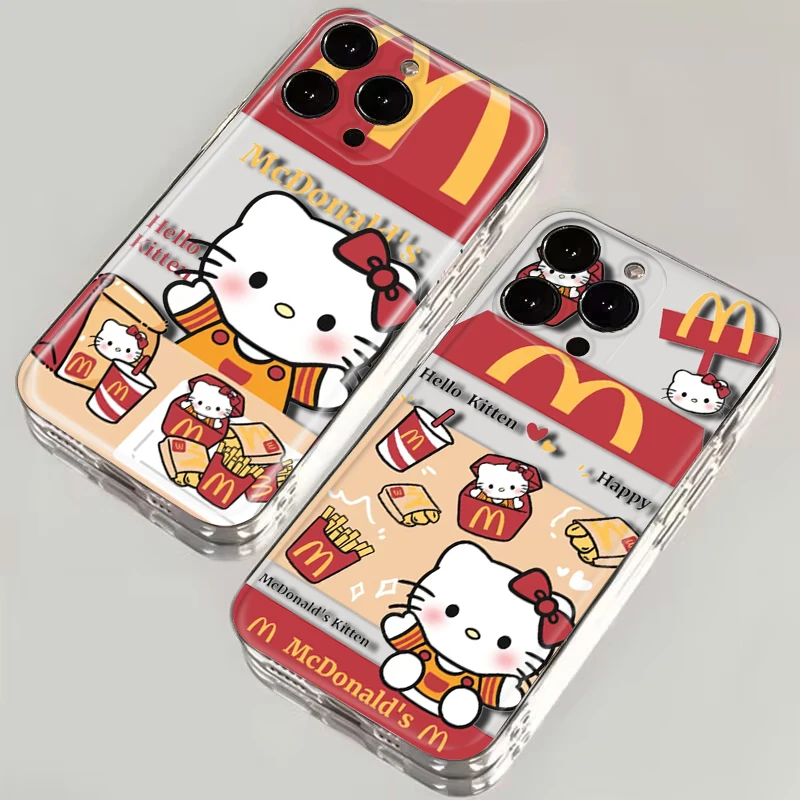 B10 Hello Kitty Soft Case for Tecno Spark 5 AIR 6 GO 7 7T 7P KF6 LD7 KE7 KE5 Pova 2 Camon 16 17P 17 CG7 CG8 BC1 POP 4