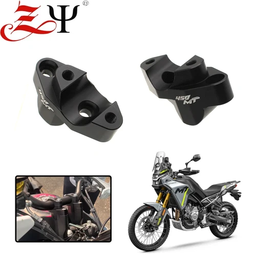 Imagen 1 del producto Elevadores de manillar, accesorios de motocicleta para CFMOTO 450MT 450 MT MT450 2024 2025, abrazadera de montaje, elevador de barra, piezas traseras de movimiento