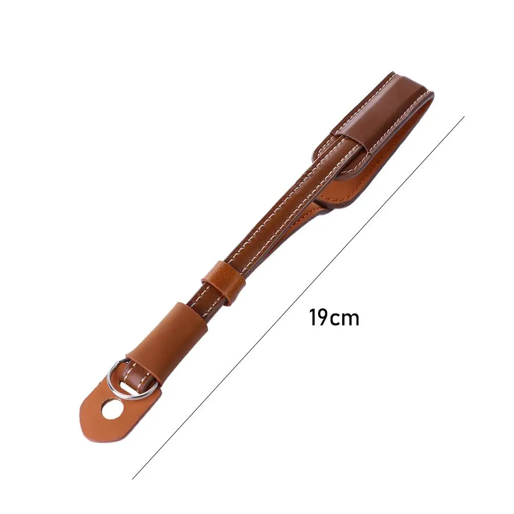 Suministros para cámara SLR, cordón para cámara Digital, correa de cuero PU, agarre para muñeca, correa para cámara, correa de mano