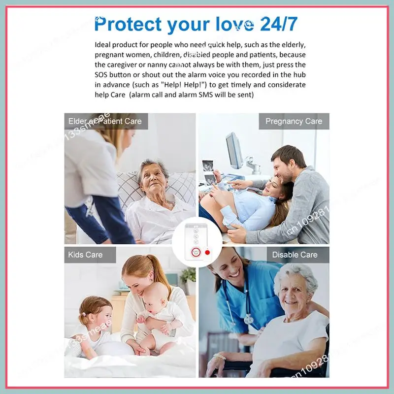 

N94R Оборудование для экстренной помощи для пожилых людей Домопомога в доме для кормления на пенсию Домашняя вилка европейского стандарта