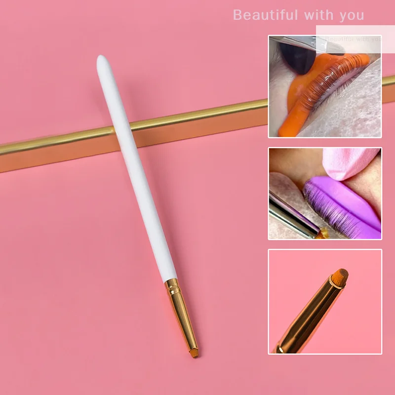 

Reusable Eyebrow Lamination Brush Wood Glue Balm Eyelash Styling Brush Lash Lift Tool Lash Lifting Brush For Lash Lift