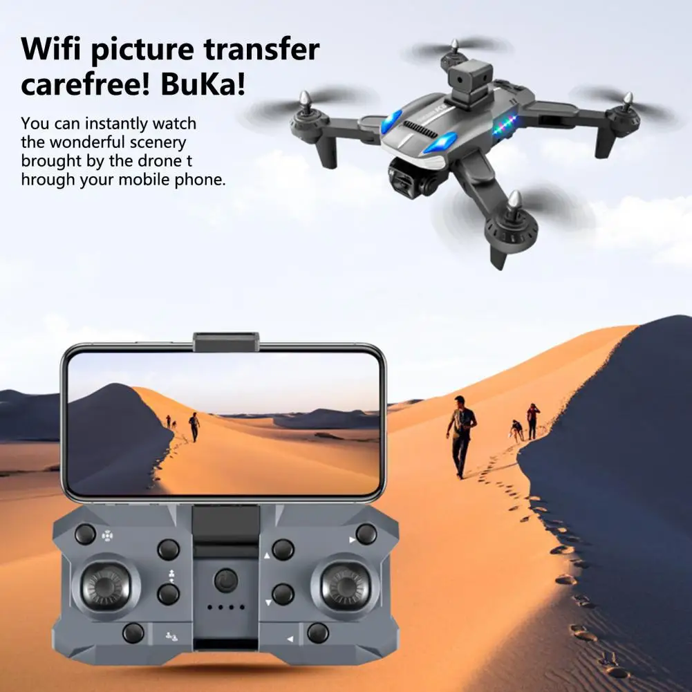 Mini Drone Toy 1 Set Excellent Headless Mode USB Rechargeable  Indoor Outdoor Remote Control Mini Drone Birthday Gift