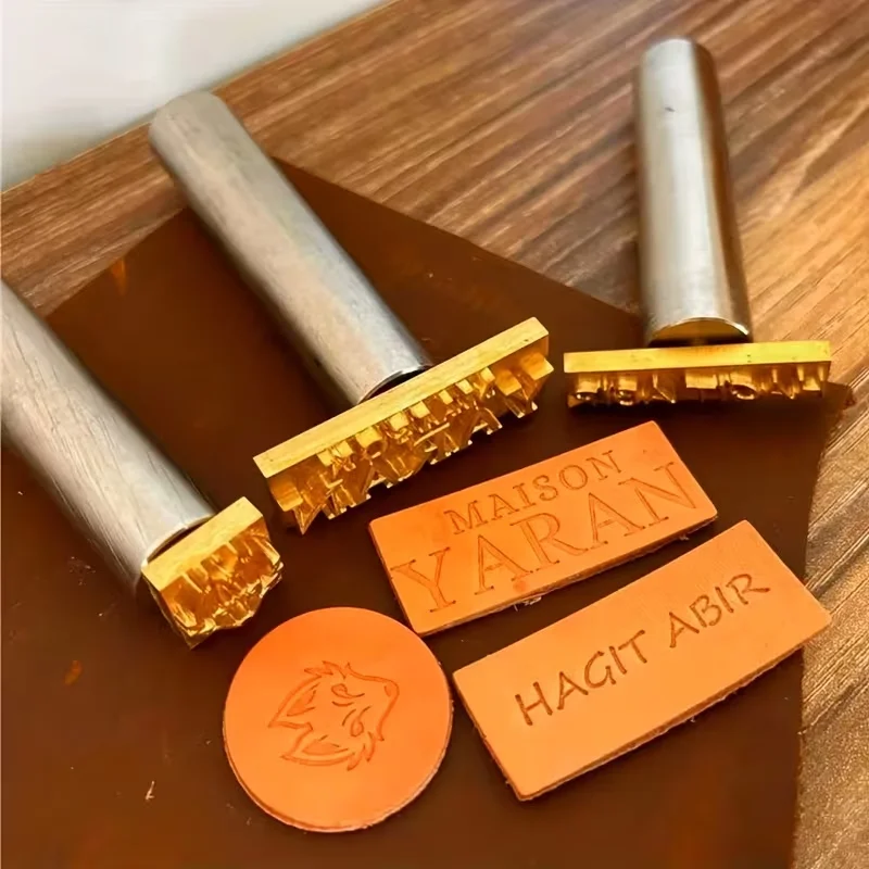 

Custom LOGO Brass Mold Stamp Leather Stamp Copper Brass Wood Paper Bread Cake Heating Die Electric Stamping Mold Customized M8