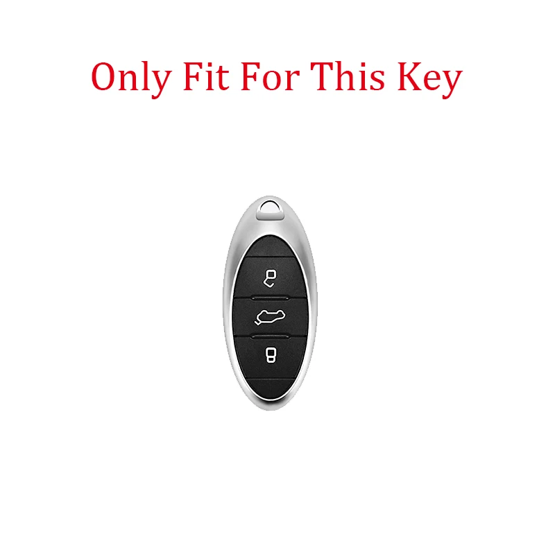 Zinc Alloy+Leather Key Case for 2021 FAW Bestune T77 Key Case T77pro New B70 Buckle T55 Bestune T33 Car Shell Bestune T99 Bag