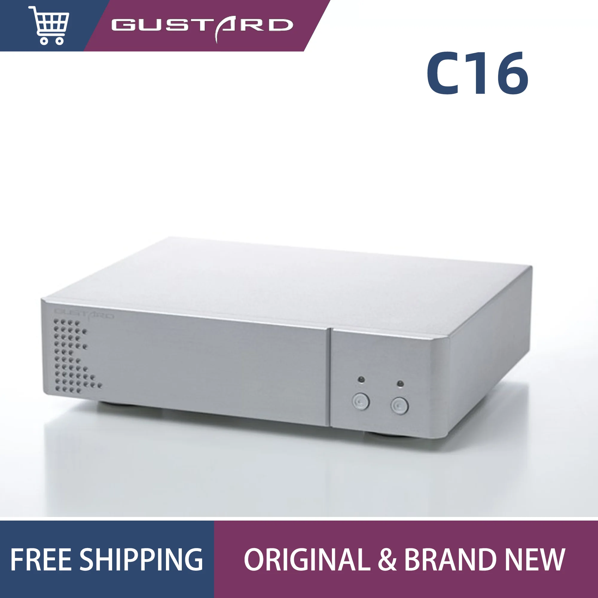Часы Gustard C16, 10 МГц, высокоточные аудиочасы OCXO с низким уровнем шума