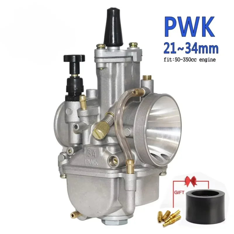 2T 4T Universal Keihin Koso Oko Motorcycle PWK Carburetor 21 24 26 28 30 32 34mm With Power Jet For Racing Motor