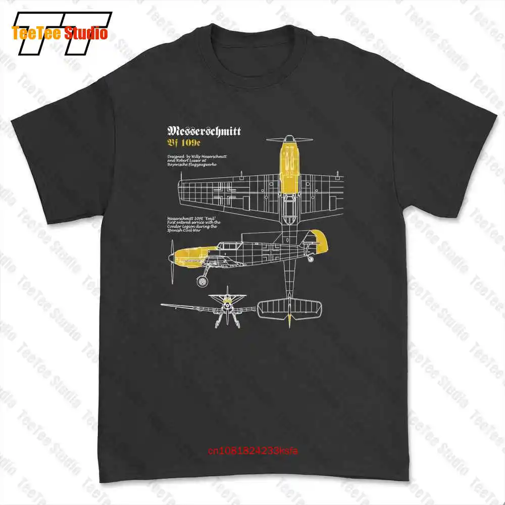 Flyingraphics Aviation Themed Messerschmitt Bf109 T-shirt Tee EYAF