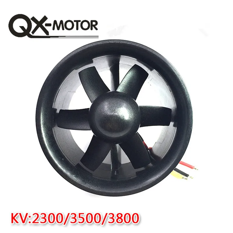 QX-Motor 70mm Impeller EDF set 6 Klingen Mit 4S 6S Bürstenlosen Motor 60A 80A esc Für RC Flugzeuge Marke Original Fabrik