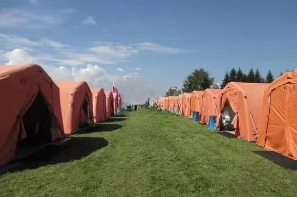 Tende gonfiabili per riparo di emergenza per lo sviluppo rapido di salvataggio