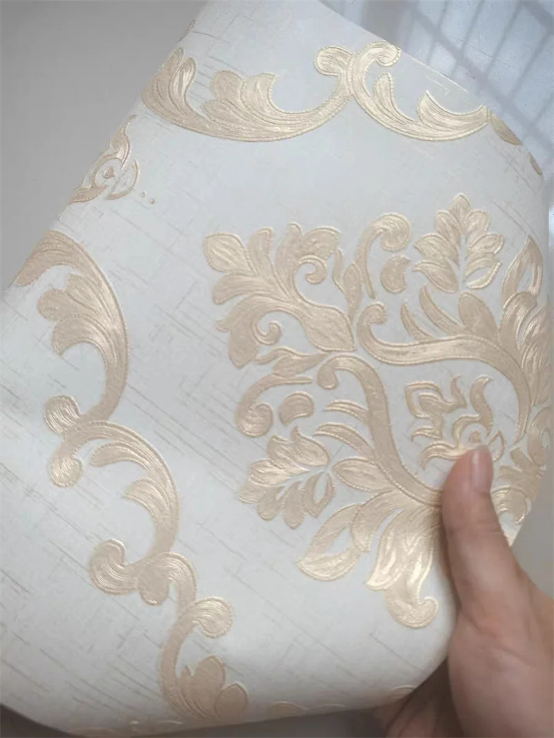 

Утолщенные обои с большими цветами в европейском стиле для дома, спальни, гостиной, обои из нетканого материала 2025