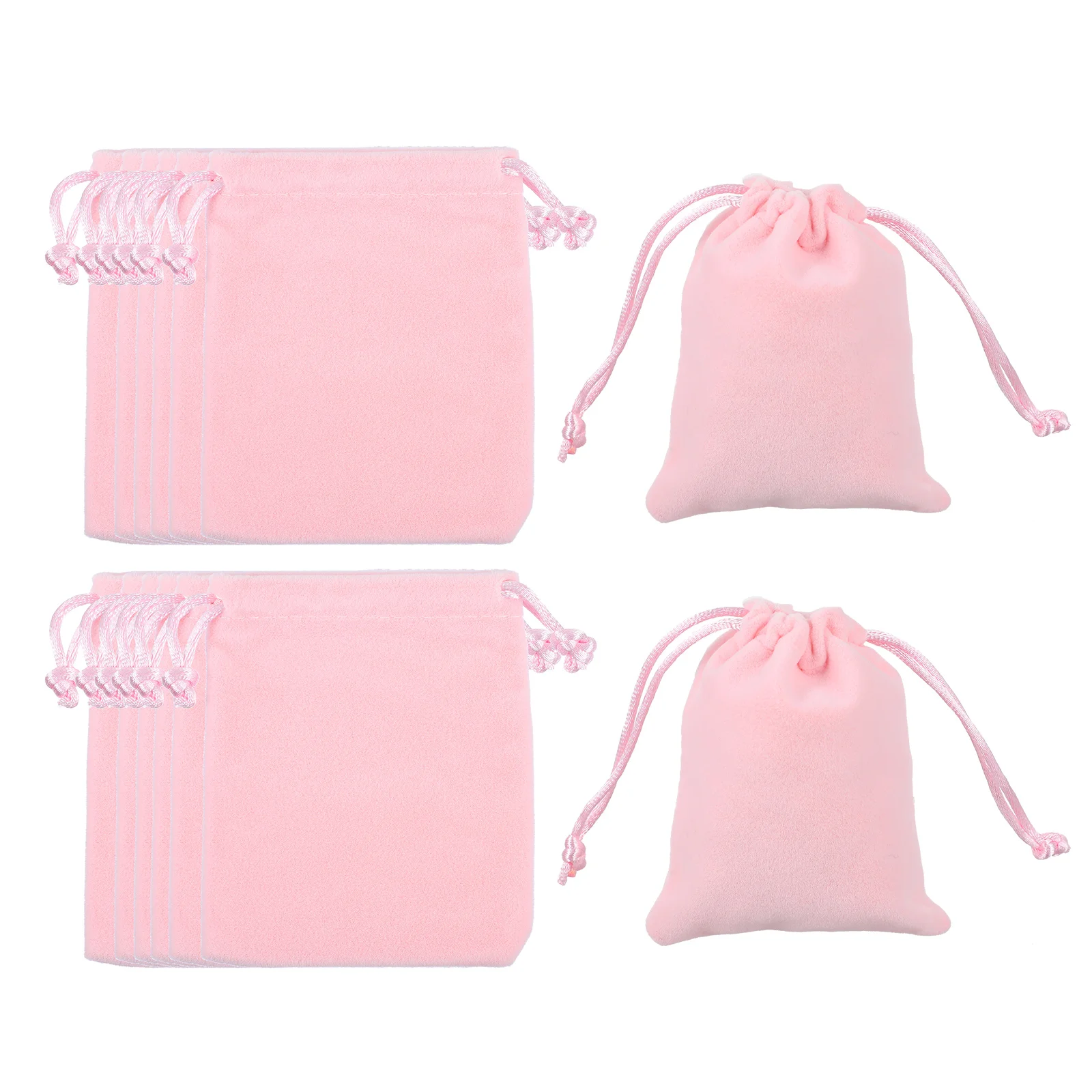 

25 Pcs Jewelry Storage Bags Drawstring Pouches for Keys Coins Watches Portable Lightweight Home Office Travel Use