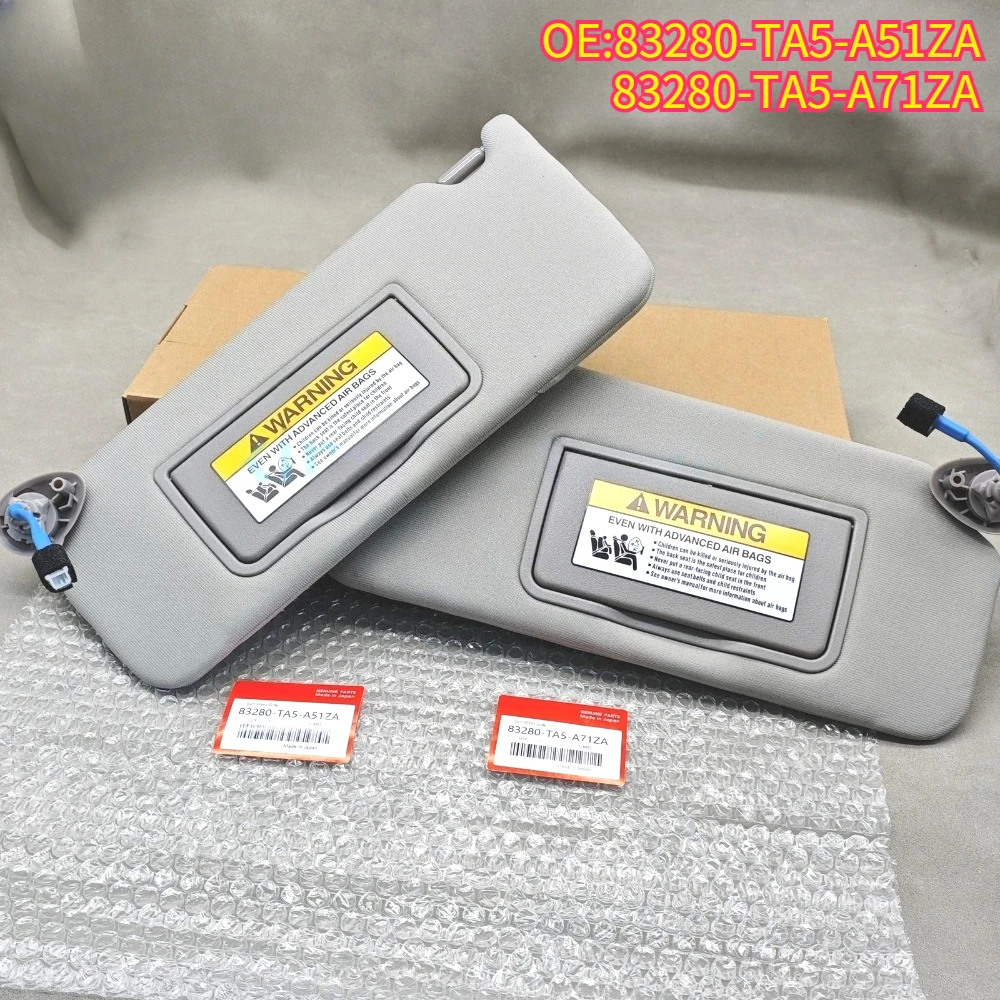 

High quality New For 83280-TA5-A51ZA 83280-TA5-A71ZA Left/Right Driver/Passenger Side Sun Visor Gray 2008-2016 Honda Accord